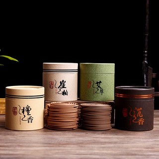 Nhang trầm hương [RẤT THƠM], nhang cao cấp 48 đĩa thời gian cháy 4 giờ đựng trong hộp giấy kín