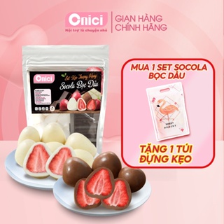 Set Làm Kẹo Socola Bọc Dâu Thượng Hạng thành phẩm 40 viên Bếp Của Mẹ ONICI