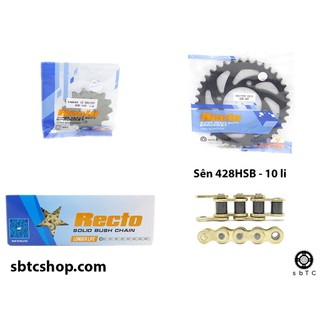 NSD Nhông sên dĩa Recto 10 li Exciter 135 chính hãng Thái Lan