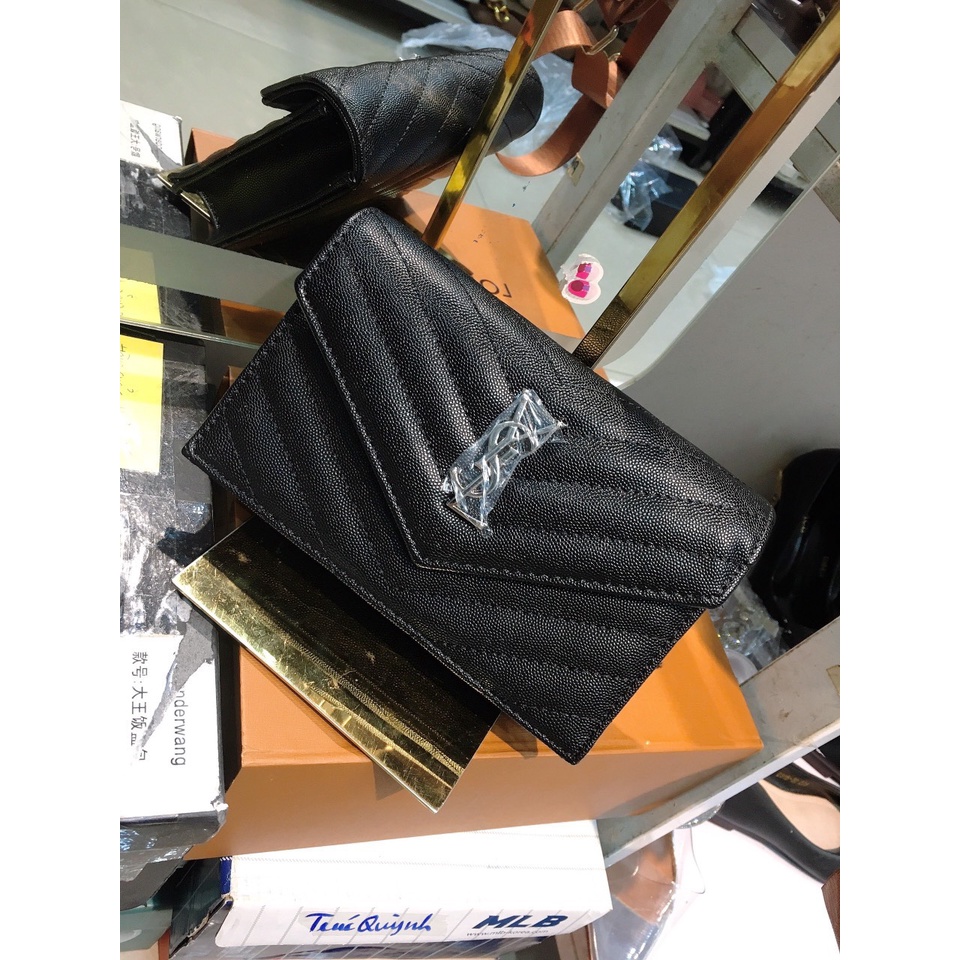 Túi xách nữ đeo chéo họa tiết sọc V da hạt thời trang cao cấp