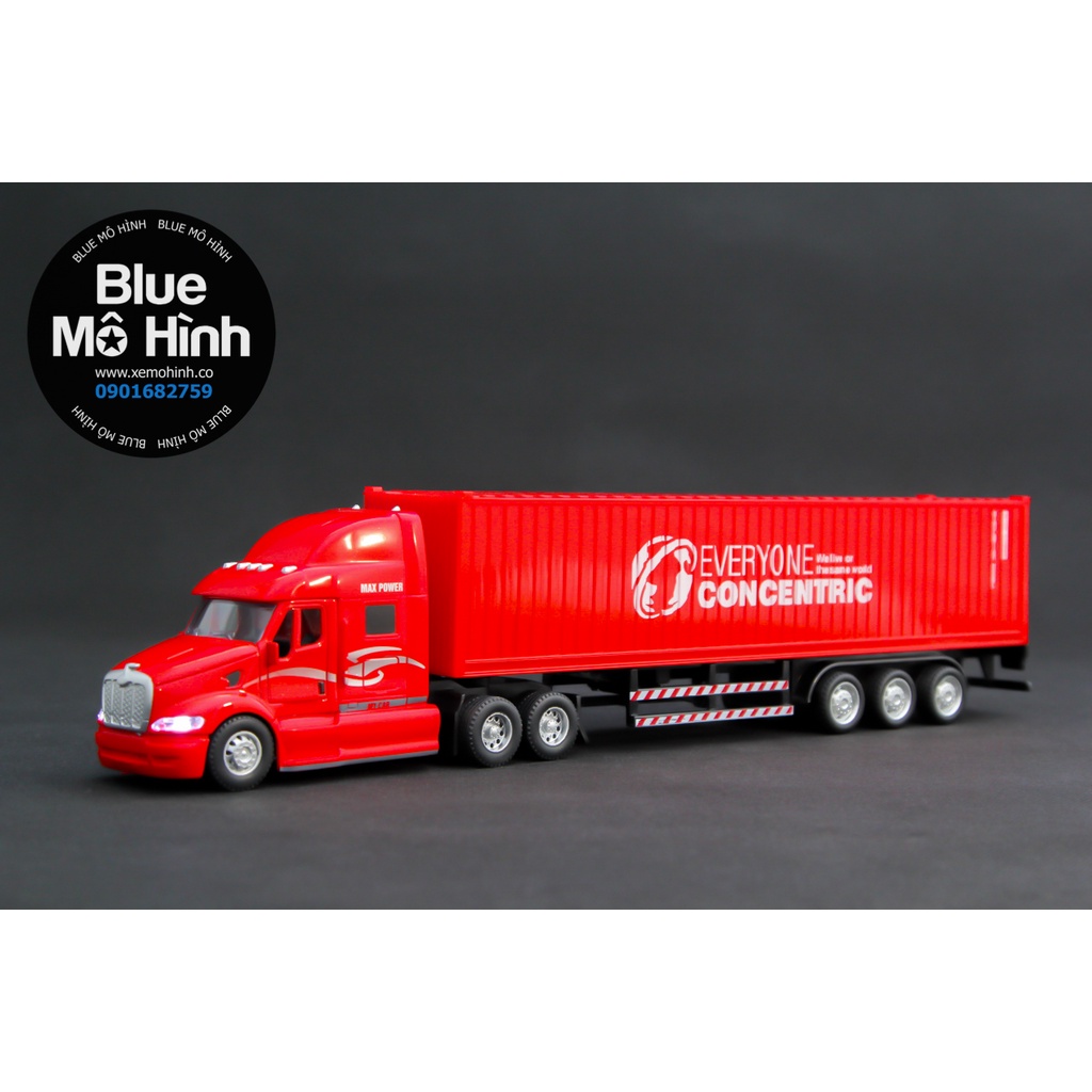 Đồ chơi xe mô hình đầu kéo container đầu xe bằng kim loại – Đầu dài Concentric