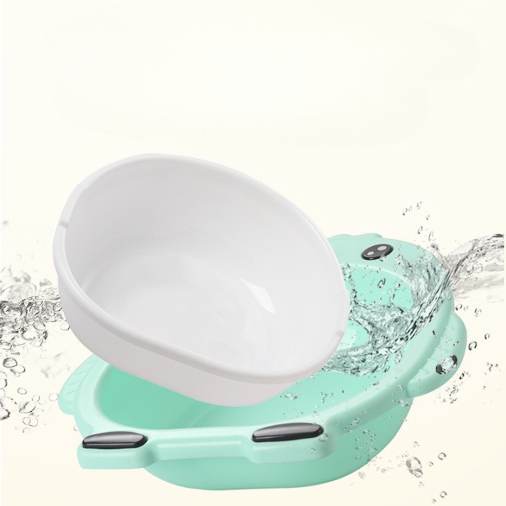 Chậu Rửa Mặt Cho Bé Hình Chim Cánh Cụt, Thau Rửa Mặt Cao Cấp Siêu Tiện Lợi Babibu - CRMCCC