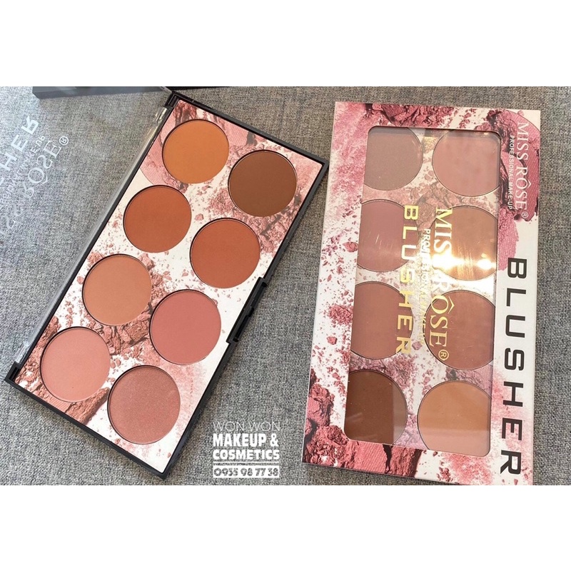 BẢNG MÁ MISS ROSE 8 Ô MÀU "TONE TÂY” - Hàng siêu nét loại 1