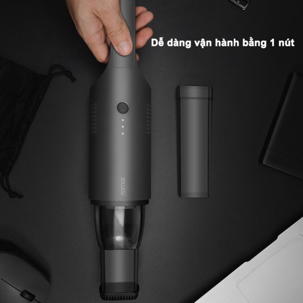 Máy Hút Bụi Cầm Tay Không Dây Xiaomi 70Mai Vacuum Clear Swift Lực Hút 5000PA Hút Sạch Hiệu Quả Thiết Kế Gọn Nhẹ