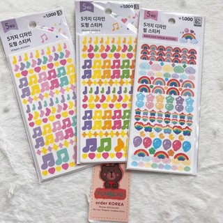 Stickers trang trí shape - daiso hàn quốc