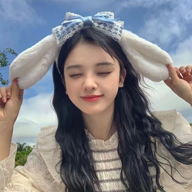 Băng Đô Cài Tóc Dễ Thương Búp Bê Hoạt Hình Phối Lông Cinnamoroll Phụ Kiện Thời Trang Cho Nữ AB282