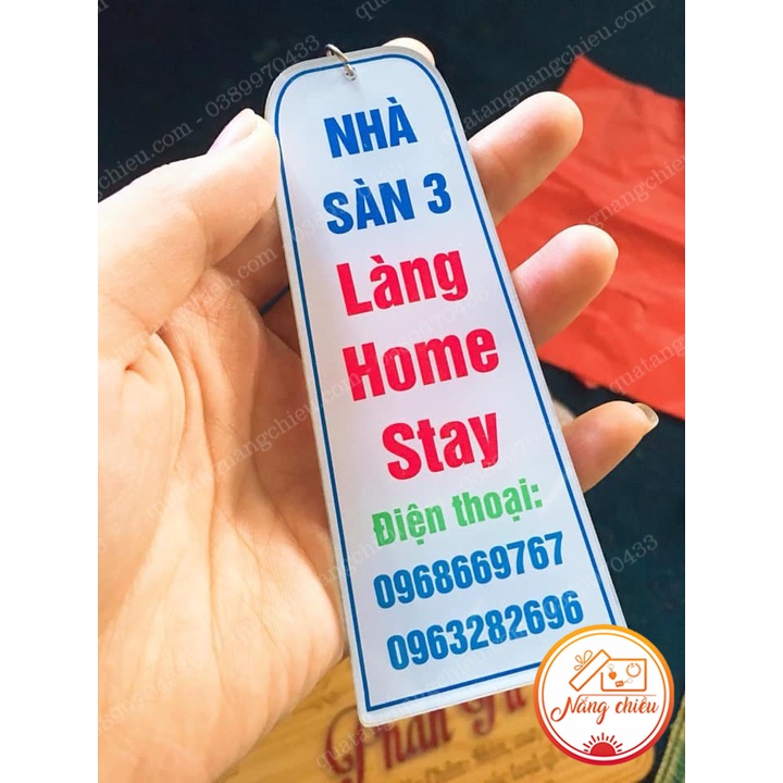 Móc khóa nhà nghỉ , khách sạn , in logo thương hiệu , doanh nghiệp , sự kiện, in và thiết kế theo yêu cầu