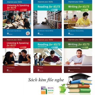 Combo bộ 6 cuốn improve your ielts & audio