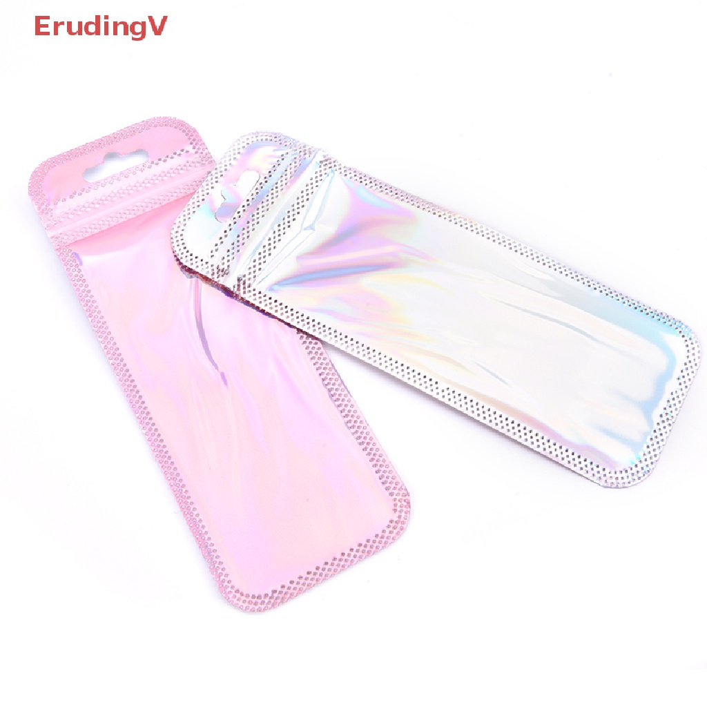 [ErudingV] Set 50 Túi Đựng Mỹ Phẩm Phẳng Mini 4 Kiểu Màu Laser