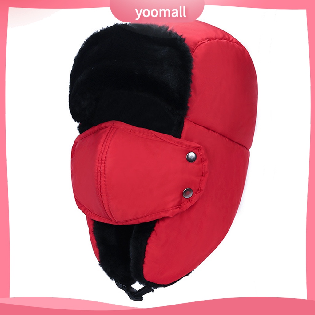 Nón Lông Dày Che Tai Giữ Ấm Chống Gió Cho Nam Nữ