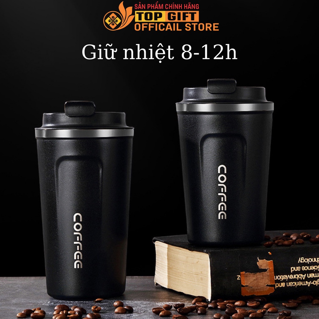 Ly giữ nhiệt Coffee Holic khắc tên theo yêu cầu TopGift LGN005 - Cốc giữ nhiệt Chính hãng SUS 304 an toàn sức khỏe | BigBuy360 - bigbuy360.vn