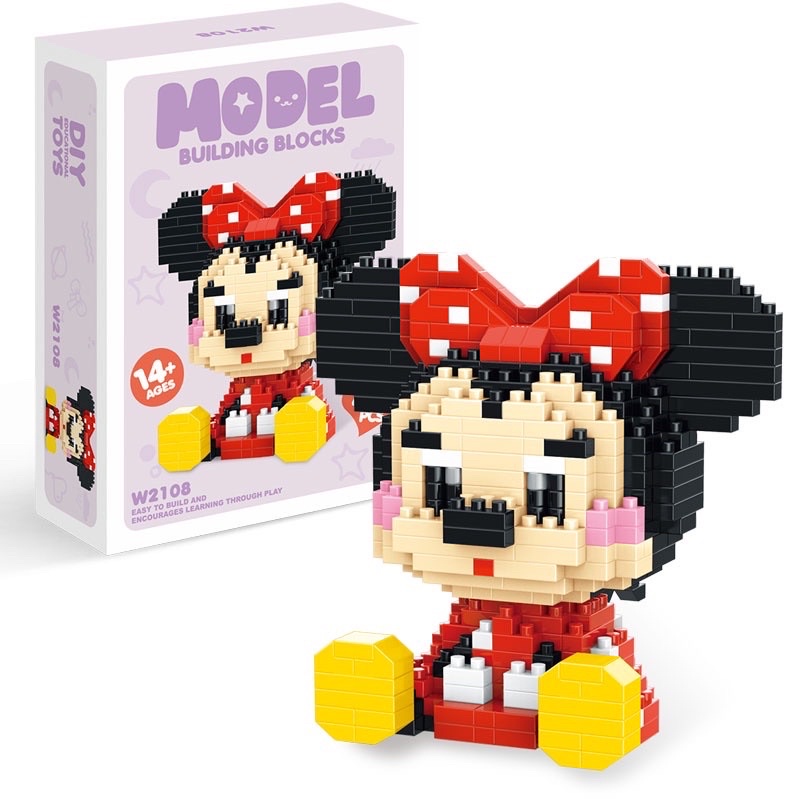 Bộ Mô Hình Lắp Ráp Nhân Vật Hoạt Hình Disney 3D