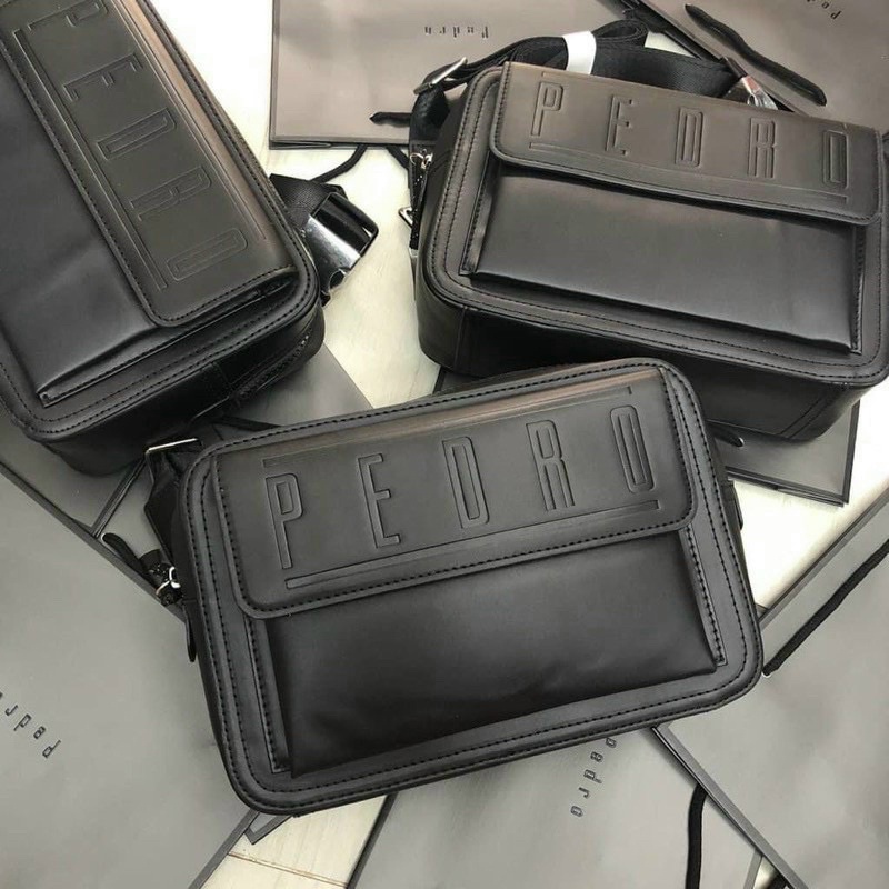 Túi đeo chéo Pedro Nam chất da Auth tuồn hãng
