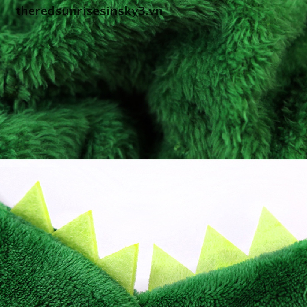 Áo Thú Cưng Cỡ Vừa Và Vừa Hình Khủng Long Bằng Vải Nhung