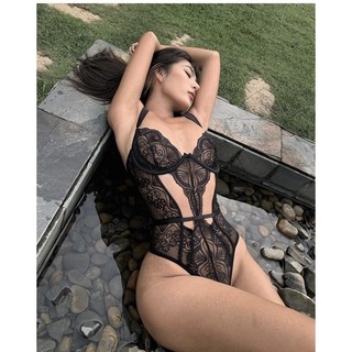 Bodysuit ren có gọng