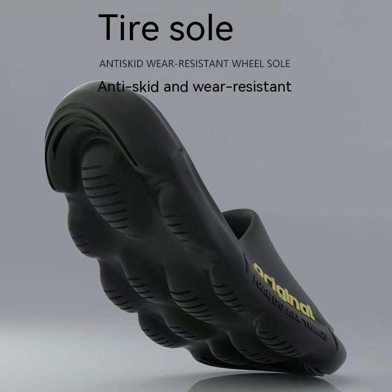 Enoughome Dép Nhựa PVC Đế Dày Mềm Mại Mang Trong Nhà / Ngoài Trời Cho Cặp Đôi