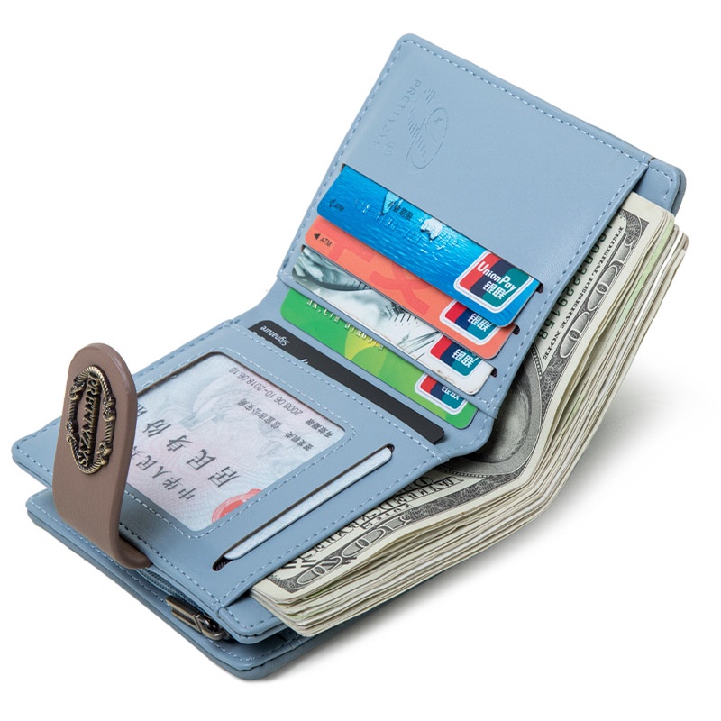 Ví Da Mềm Nhỏ Xinh Thời Trang Vintage Cho Nữ