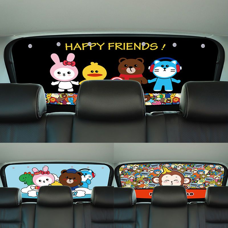 Tấm Che Nắng Cách Nhiệt Gắn Kính Chắn Gió Phía Sau Xe Hơi