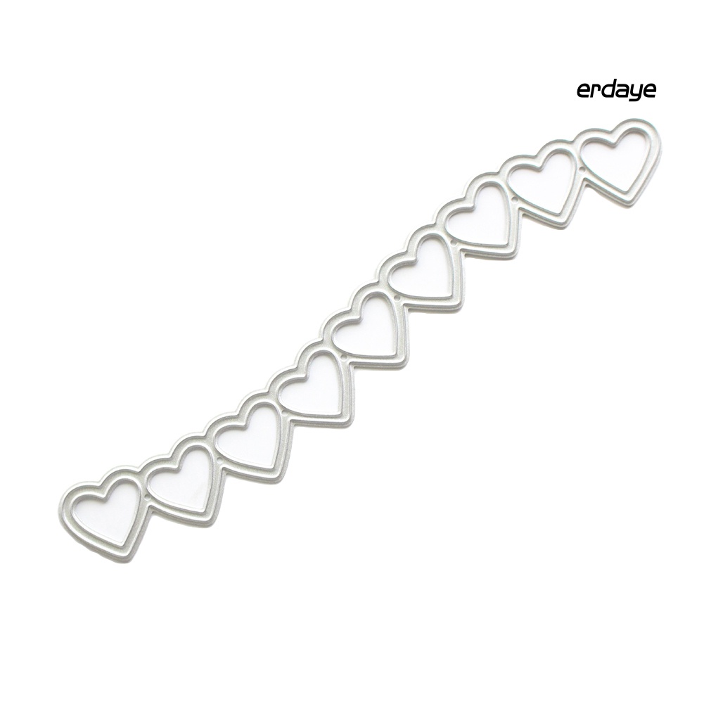 Khuôn Thép Cắt Hình Trái Tim Dễ Thương Dùng Để Trang Trí Thiệp / Scrapbook