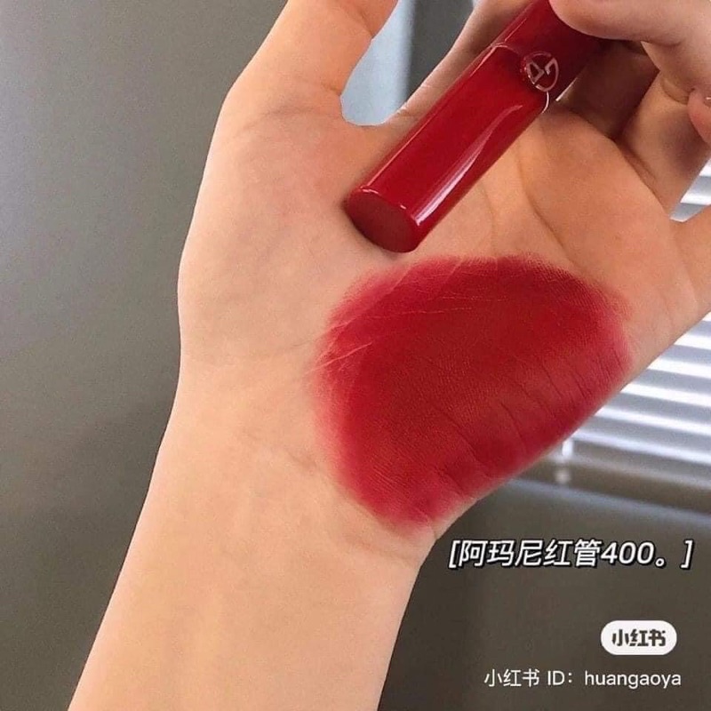 Son mini son Giorgio Armani màu 400 mini 1.4g son màu đỏ sang chảnh son mềm nhiều dưỡng không khô thâm môi