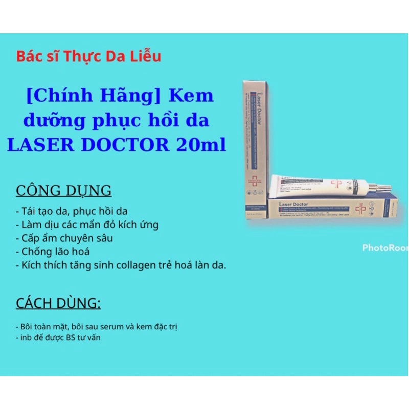 Laser Doctor 20ml - Lotion Cấp Ẩm Chuyên Sâu, Phục Hồi Và Tái Tạo Da