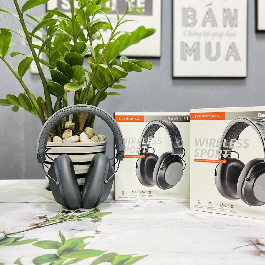 Tai nghe Bluetooth trùm đầu Plantronics Backbeat Fit 6100 hãng