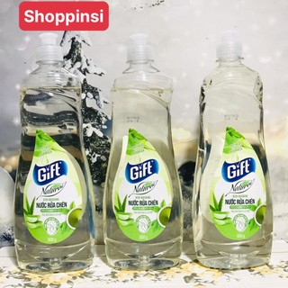 Nước rửa chén Gift hương trà matcha & lô hội chai 800g