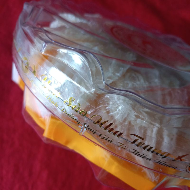 50 tấm vải vàng 35x35cm lót hộp yến sào