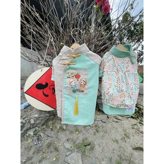 Áo dài tết cho thú cưng( chó, mèo)