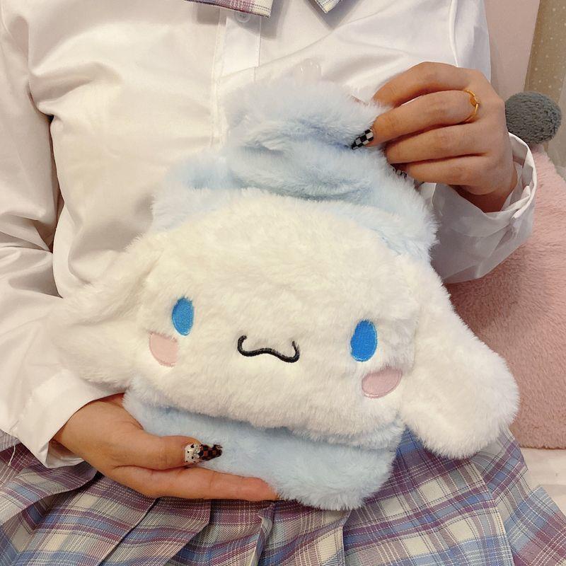 Túi Chườm Nóng Hình Chú Chó cinnamon Nhồi Bông Dễ Thương Dày Dặn Chống Nổ