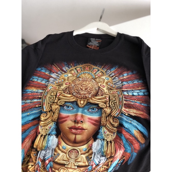 (BIGSIZE) Áo Thun 3D Dạ Quang Nữ Hoàng Ai Cập Cotton 100% Màu Đen Thiết Kế Hip Hop Đường Phố 100kg dodo18bigsize