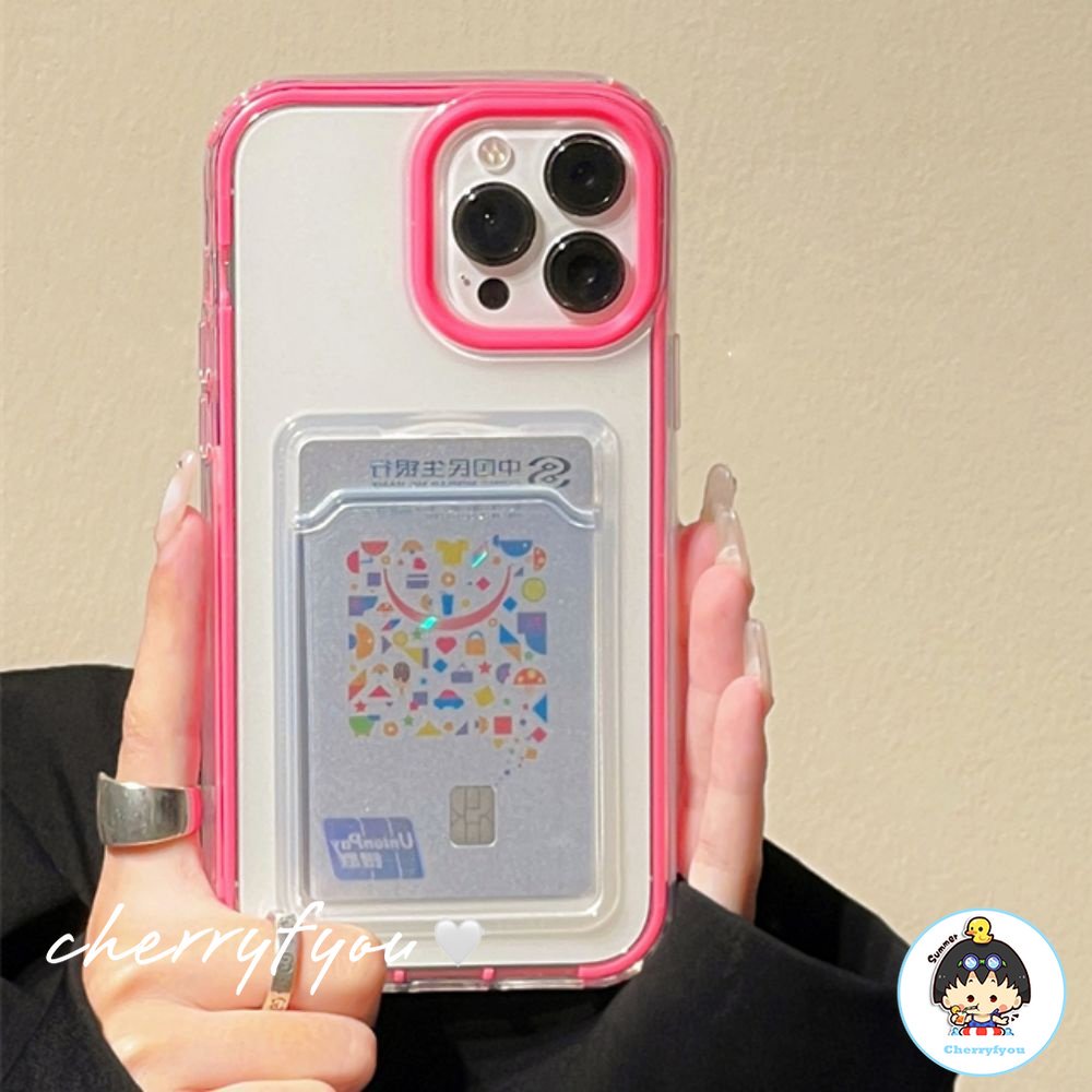 Ốp Điện Thoại TPU Mềm Chống Rơi Có Ngăn Đựng Thẻ Tháo Rời Được Cho IPhone 14 13 12 11 Pro Max X XR 8 7 Plus