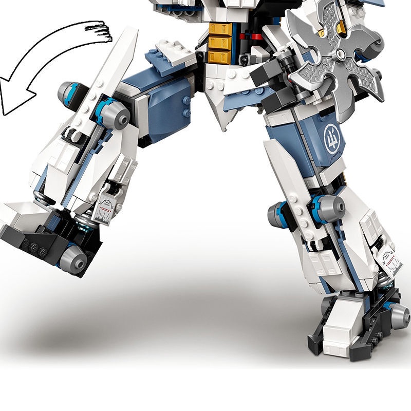 Đồ chơi Lắp ráp Mô hình Zane's Titan Mech Battle 19003 840pcs