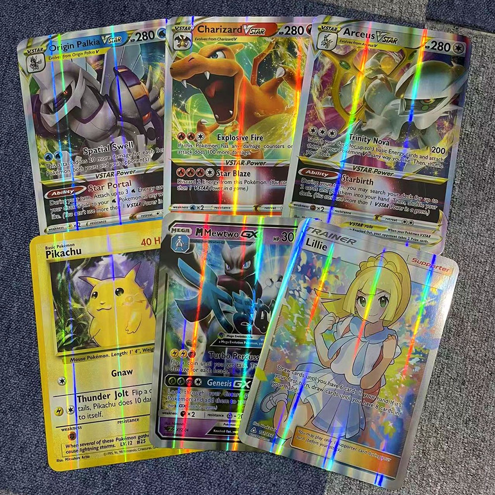 Bộ 30 Thẻ Bài Pokemon Kích Thước 15 * 21cm
