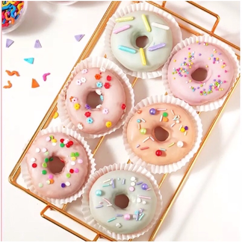 Cốm Màu Trang Trí Bánh Kem Bánh Donut 50 gram