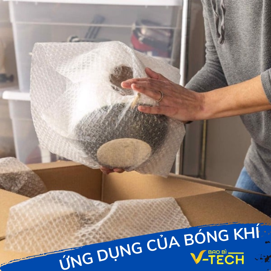 Xốp nổ bọc hàng 40cm x 100m bong bóng khí chống sốc gói hàng