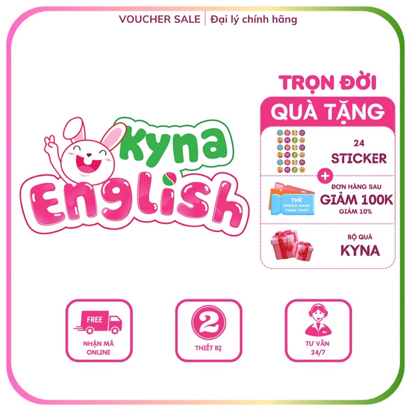 Kyna English Tiếng Anh cho bé 3-15 tuổi/ Kyna English Junior Tiếng Anh Cấp 2,3 (Starters,Movers,Flyer/KET,PET,Pre-Ielts)