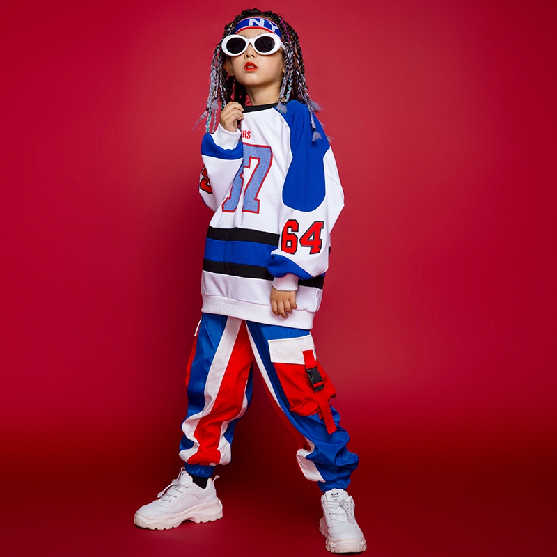 Bộ Đồ Nhảy hiphop Đường Phố Năm Mới Cho Bé Trai Gái B 2 1 Tuổi