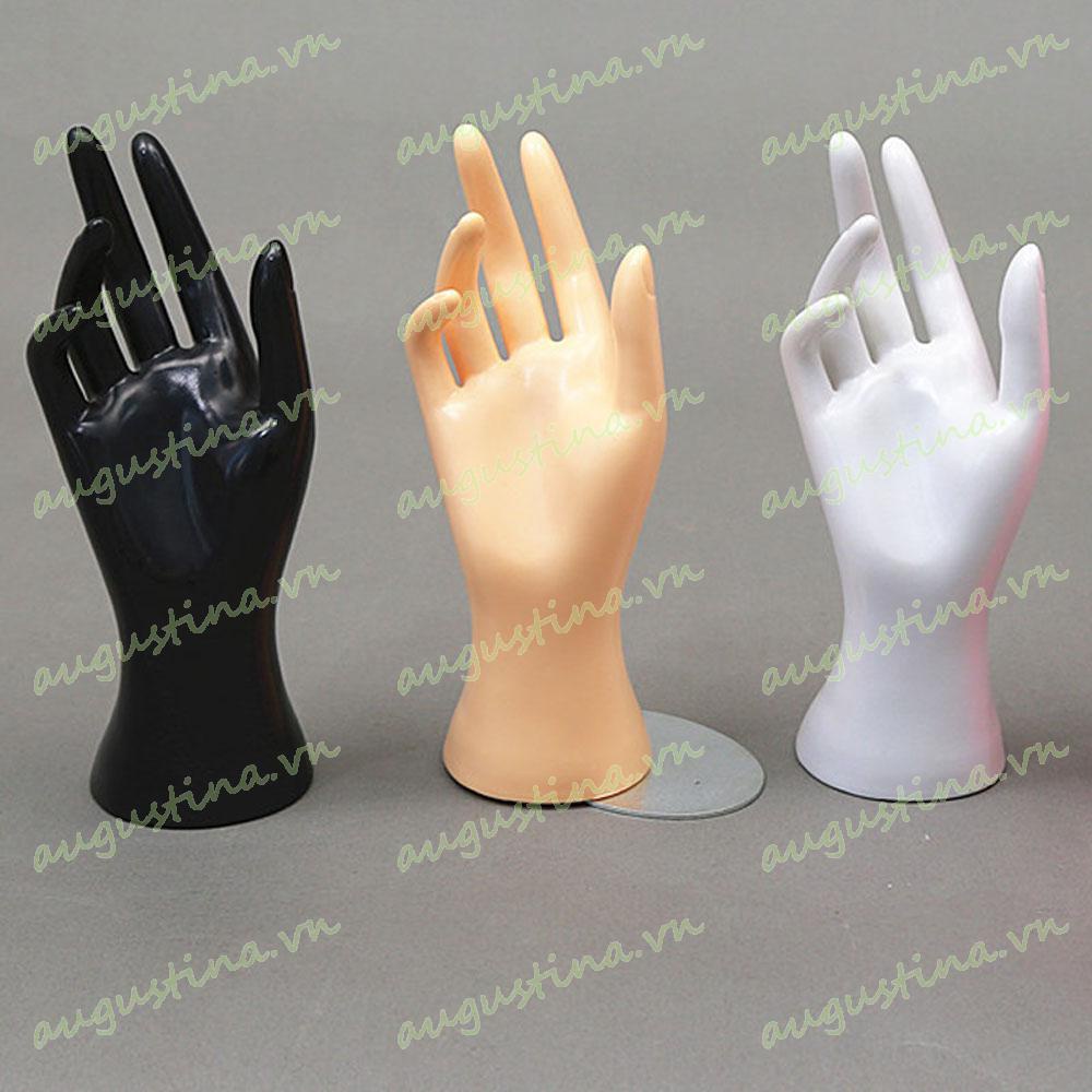 Mô Hình Bàn Tay AUGUSTINA AUGUSTINA|Giá Đỡ Trưng Bày Nhẫn / Đồng Hồ Màu Đen 8.5 "Chất Lượng Cao