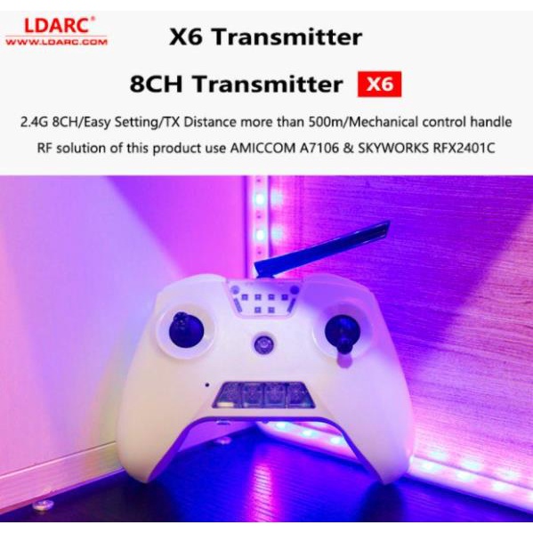 combo điều khiển x6 tích hợp rx sbus flysky giành cho máy bay điều khiển từ xa