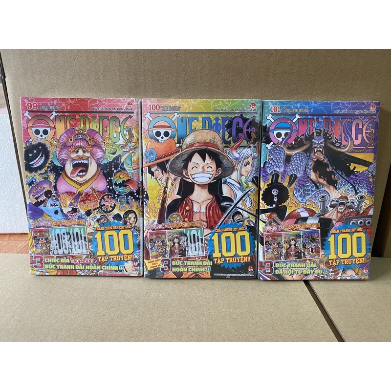 One piece tập 99 100 101 bìa rời seal