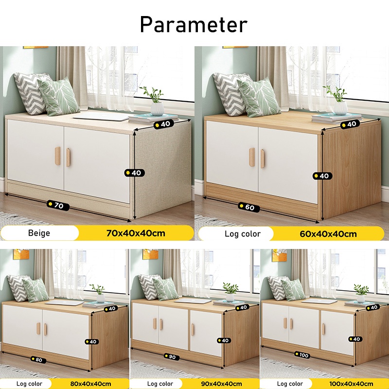 Tủ Cửa Sổ / Tủ Quần Áo Ban Công Gia Đình Có Thể Được Buộc Vào Sàn / Cửa Sổ / Tủ Ngăn Kéo Phòng Ngủ