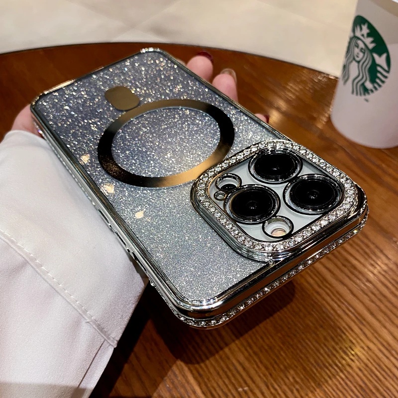 Ốp iPhone 14 13 12 11 Pro max 14 plus case ốp lưng iphone 14 13 12 pro max Dẻo Trong Suốt Mạ Màu Lấp Lánh Sang Trọng Chống Sốc Cho Ốp Điện Thoại iP 14 plus 11 12 13 14 Pro Max