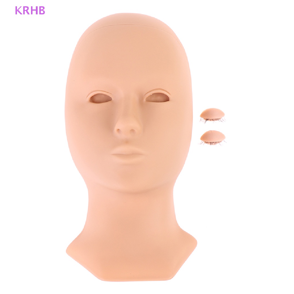 Đầu Ma Nơ Canh Luyện Tập Trang Điểm Lông Mi KRHB Mới