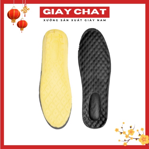 Lót giày nam, miếng lót giày chất liệu cao su non siêu mềm,giúp massge chân Giá Gốc Tận Xưởng