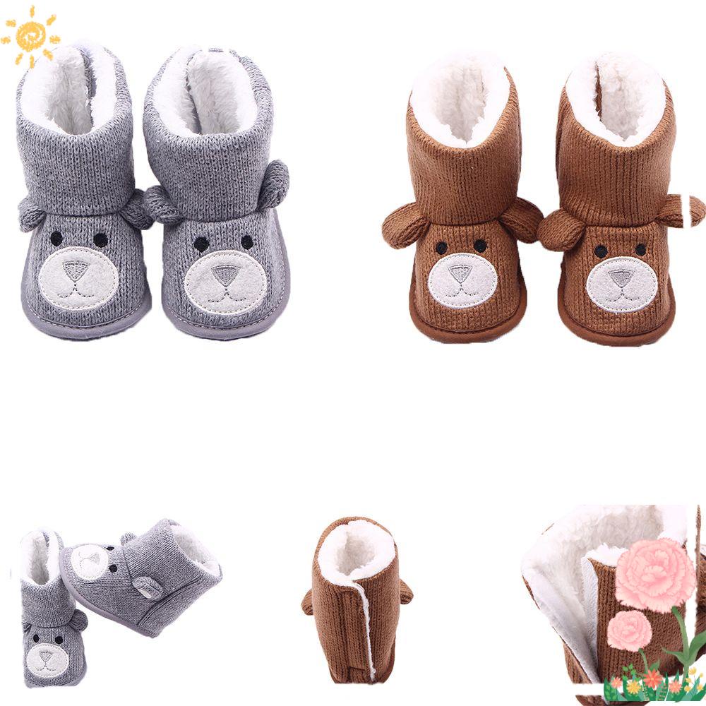 Giày Đan Len Tập Đi Cho Bé Sơ Sinh Walkers