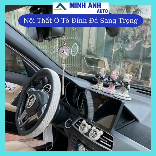 [Ảnh Chụp Thật] Full Bộ Nội Thất Ô Tô Đính Đá Sang Trọng