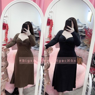 ( 60-80KG ) ĐẦM DÀI XOẮN NGỰC BIGSIZE VƯƠNG NGỌC HÂN