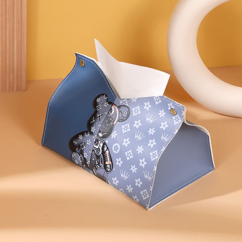 Hộp Đựng Khăn Giấy Đa Năng Hình Gấu Cơ Khí Sáng Tạo