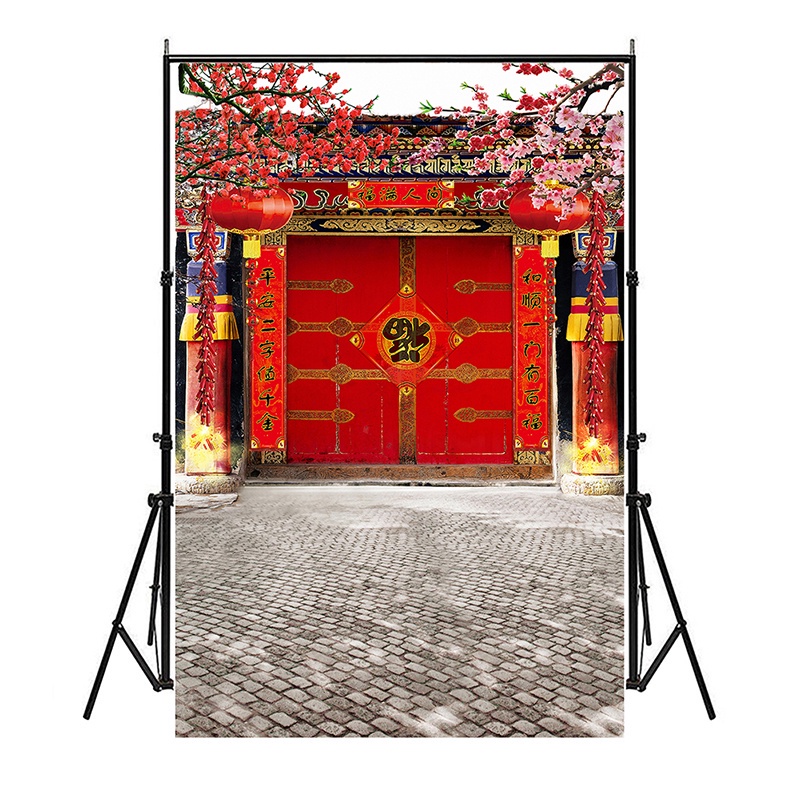 Tấm Vải Làm Phông Nền Chụp Ảnh Kích Thước 5x3ft Chủ Đề Năm Mới / Trung Hoa Độc Đáo Trang Trí Nhà Cửa